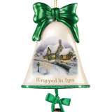 Christmas Ornaments- Thomas Kinkade Ringing In The Holidays Ornament Set