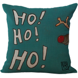 Comi Vintage Christmas Jolly Santa Clau Square Pillowcase Cover Case