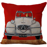 Comi Vintage Christmas Jolly Santa Clau Square Pillowcase Cover Case