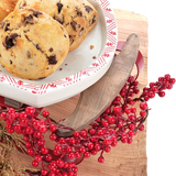 Hallmark Home Holiday Ceramic and Metal Serving Sleigh Platter
