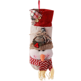 hiLISS 2pcs Snowman Santa Claus Christmas Candy Bag Home Gift Decor