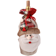 hiLISS 2pcs Snowman Santa Claus Christmas Candy Bag Home Gift Decor