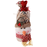 hiLISS 2pcs Snowman Santa Claus Christmas Candy Bag Home Gift Decor