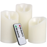 LED Lytes Battery Operated Flameless Unscented Ivory