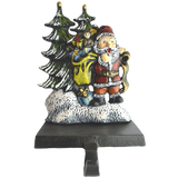 Lulu Decor Cast Iron Christmas Stocking Holder Set of 4 hooks