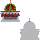 MAXORA Personalized Ornaments Fireplace Christmas Gift Box 5