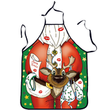 NEW BARLEY Christmas Apron Decoration For Kitchen Bar