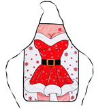 NEW BARLEY Christmas Apron Decoration For Kitchen Bar