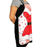 NEW BARLEY Christmas Apron Decoration For Kitchen Bar