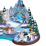 Rudolph the Red Nosed Reindeer Light Up Village Sculpture
