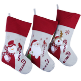 Wewill Brand Lovely Christmas Stockings Set of 3 Santa