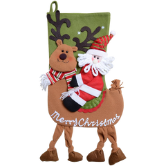 QBSM Classic Cute Christmas Stocking Decorations Gift Bag